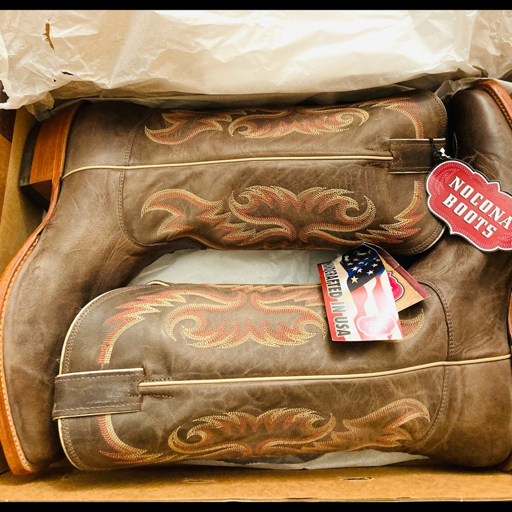 Men’s Nocona cowboy boots - brand new!